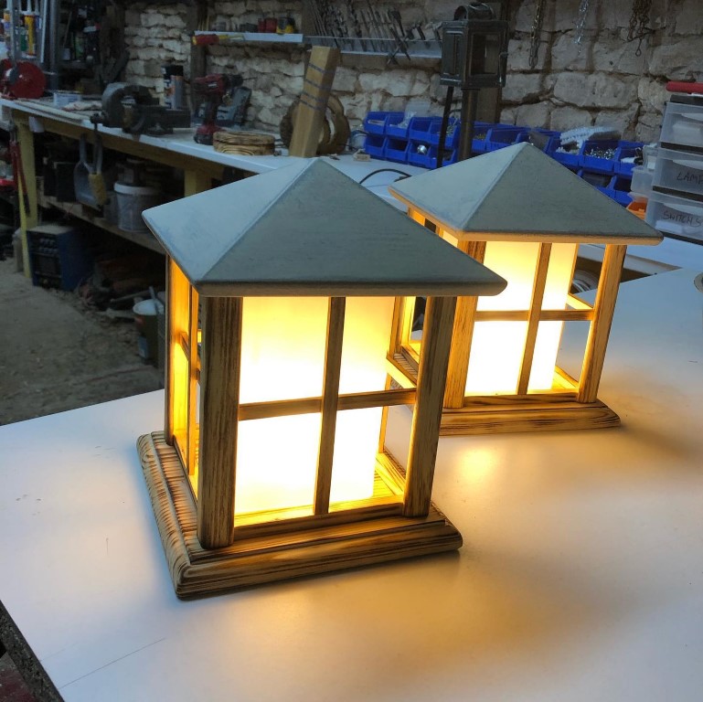 Unique lighting lanterns for Las Vegas