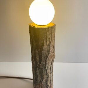 Lacerta Rustic Elegance Log Lamp